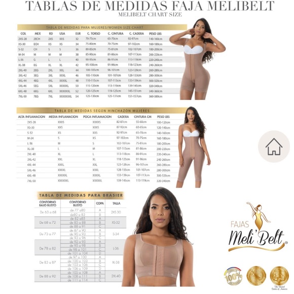 Girdle Shapewear Melibelt Carola Ref. 3019 Post-OP - Picture 4 of 4